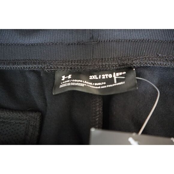 Under Armour 1290261-001 Men's Sz 2XL Black Core Sportstyle Performance Joggers - Picture 5 of 12